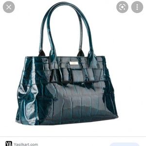 Kate Spade Knightsbridge Shoulder Bag in Dark Teal Leather